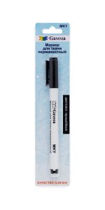 Маркер перманентный черный, для ткани, Gamma MKY