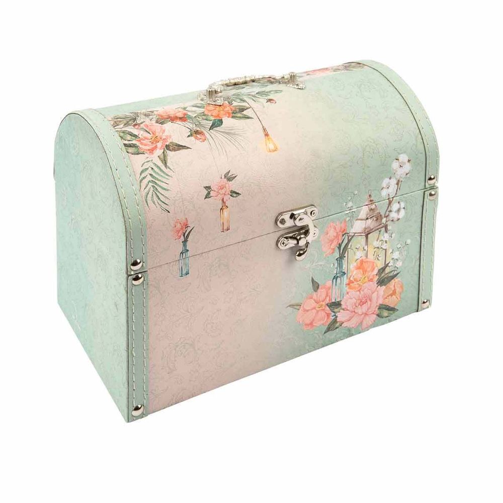 Шкатулка декоративная Сундучок 28х16х21 см, 016 Фонарики в цветах, Gamma DBK-01 Шкатулка декоративная Сундучок 28х16х21 см, 016 Фонарики в цветах, Gamma DBK-01