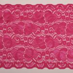 Кружево бельевое эластичное 180 мм / 18.3 м, 272, цв.фуксия-А, Kruzhevo