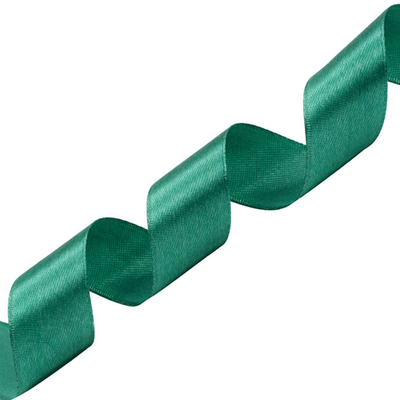 Лента атласная 1-сторонняя 25.0 мм / 22.86±1 метров, 093 т. изумрудный, Globus