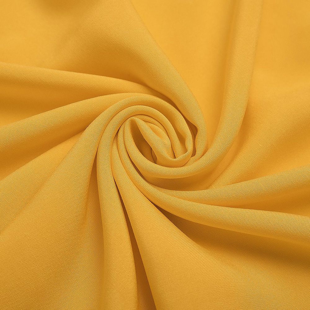 Штапель 110 г/м², 145 см / 2 метра, TBY-Vi-30-36.2, цв.36 яр.желтый