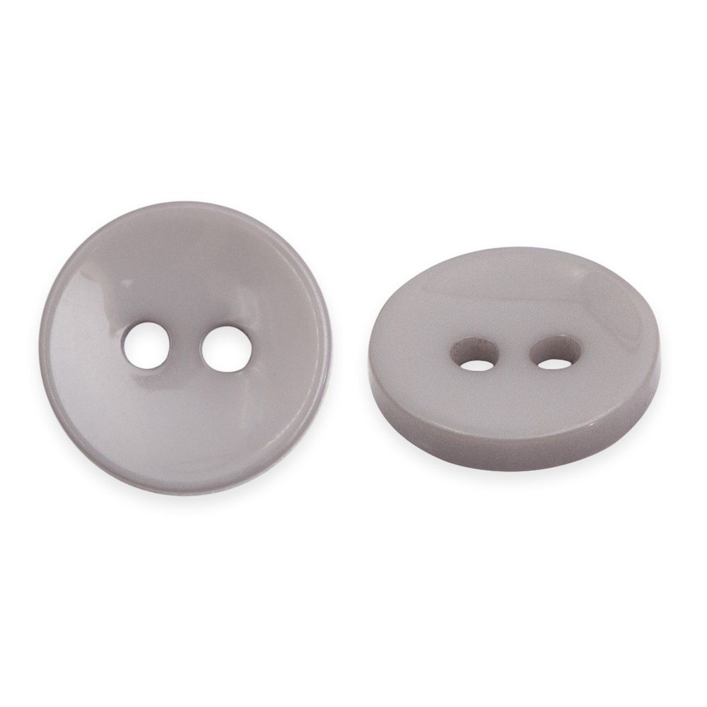 Пуговицы 2 прокола 18L, 11 мм, (Gray (серый)), NE74, 144 шт