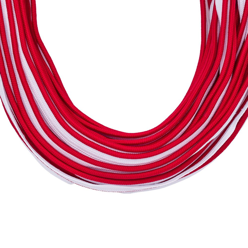 Кант отделочный 10 мм / 91.4 метр, белый/темно- красный, 3AR2731