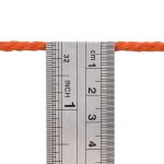 Шнур круглый х/б ⌀4.0 мм / 100 метров, (бобина) (оранжевый)