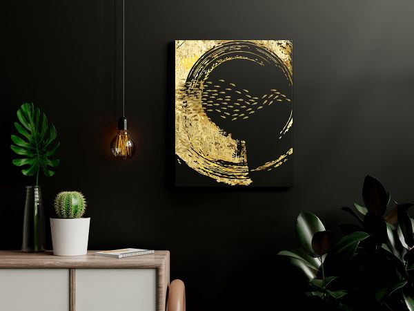 Картина по номерам Фрея PNB/PLPT-221, Сверкающий вихрь, (с поталью) 50х40 см