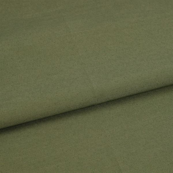ТиСи (T/C) поплин стрейч 110 г/м², 150 см / 1 метр, TBY.TC.19.1, цв.оливковый