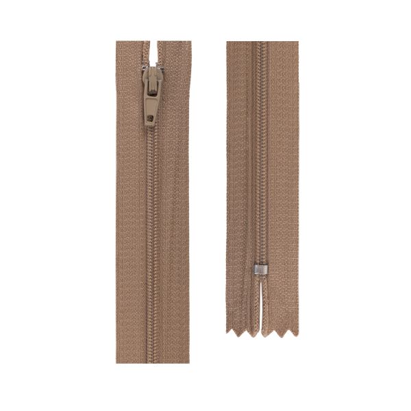 Молния спираль (витая) Т3 (3 мм) 1 зам., н/раз., 50 см, автомат, 298 св.бежевый, G003A Gamma, 10 шт