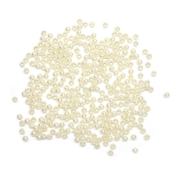 Бусины пластик (жемчуг) ⌀3 мм, 20 г, Astra&Craft, 003 NL телесный