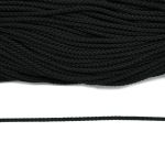 Шнур плетеный ⌀4.0 мм / 200 метров, 005 черный