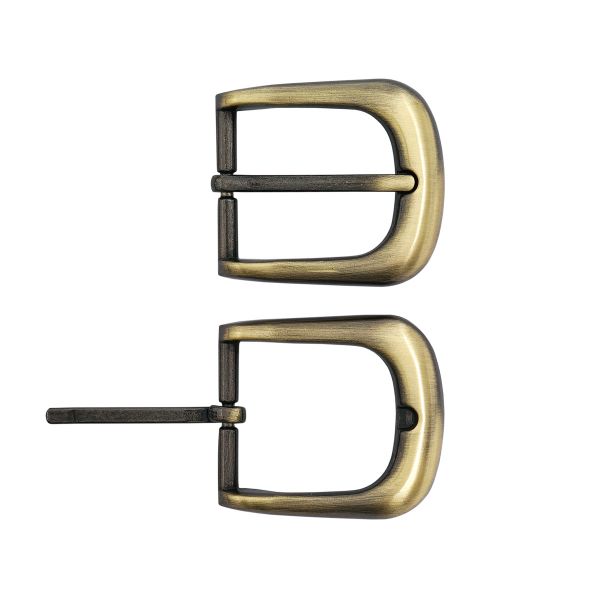 Пряжка ременная 35 мм, 6 шт, бронза, MB2308