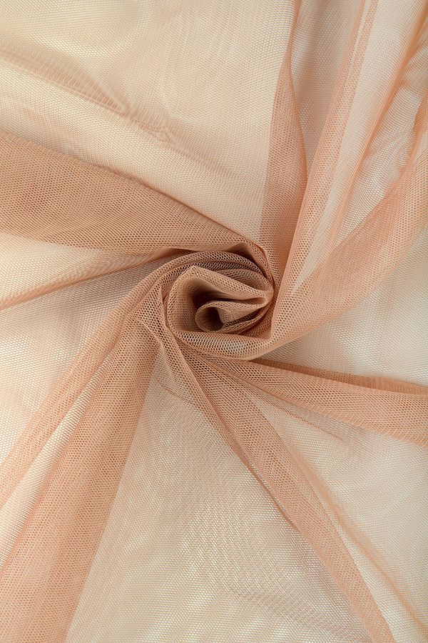 Сетка бельевая эластичная 40 г/м², 100х150 см, 135 т.бежевый/телесный, Gamma FTS-SM