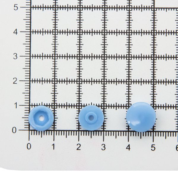 Кнопка рубашечная ⌀12,5/10мм пластик (≈100 шт) New Star (168 голубой)