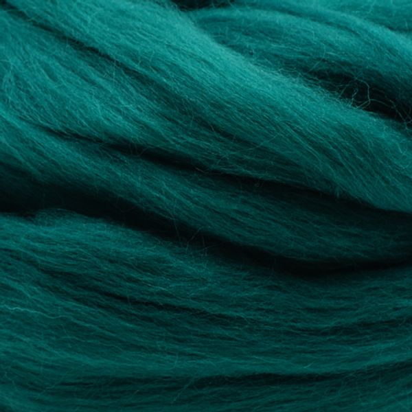 Шерсть для валяния Троицкая п/тонкая 1х100 г (до 29 мкр), 2286 зеленый луг