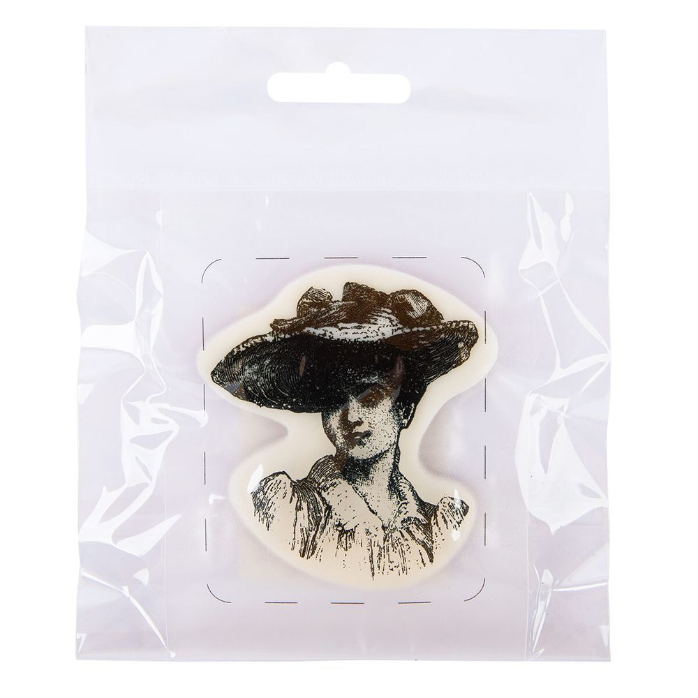 Штамп 5.8х7.2 см, 07 Девушка (портрет), Mr.Painter TSM-01