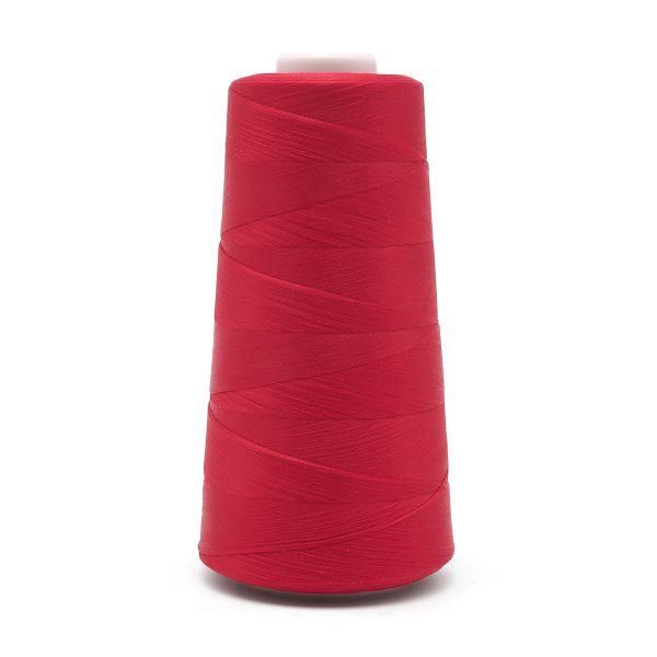 Нитки текстурированные некрученые 150D/1, 5000ярд, цв.114 красный