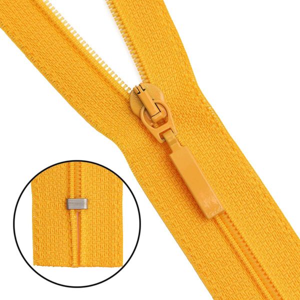 Молния спираль (витая) Arta Т5 (5 мм) 1 зам., н/раз., 18 см, цв. 506 желтый, уп.10 шт