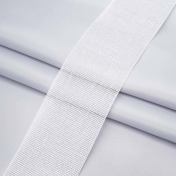 Лента джутовая декоративная 60.0 мм / 15 метров, белый, 3AR3224