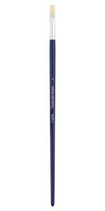 Кисть щетина №04 плоская, 5 шт, длинная ручка, 04, Vista-Artista 30012-04