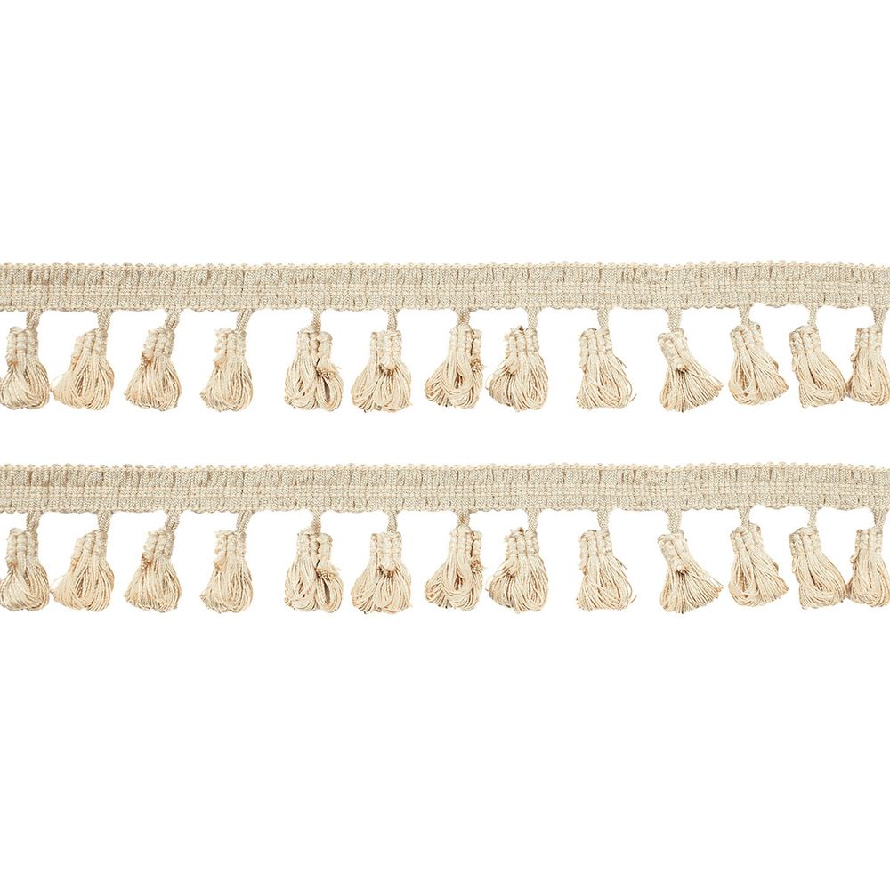 Бахрома отделочная 50.0 мм / 10 метров, с кистями 122 молочный