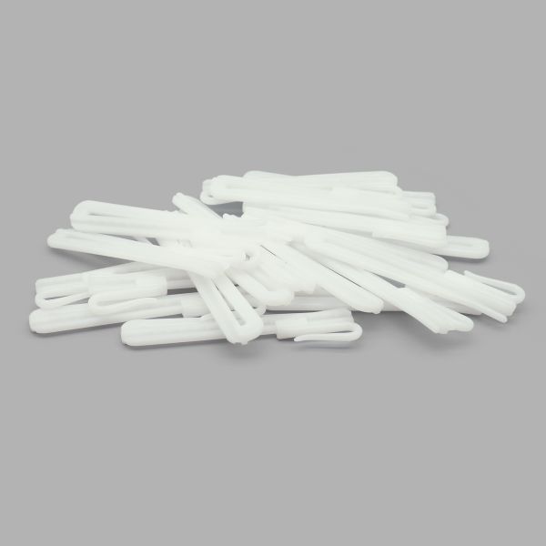 Крючки шторные для карниза 90 мм, регулировочные, 20 шт