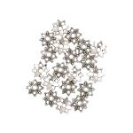 Розетки для бус 9 мм, 20 шт, 01 под античное серебро, Zlatka MFR-16