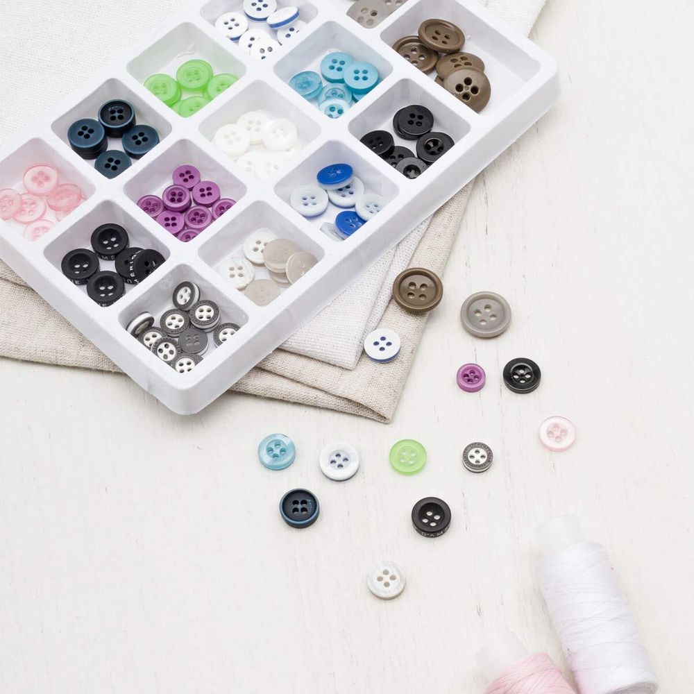 Пуговицы пластиковые 14 видов, 23628