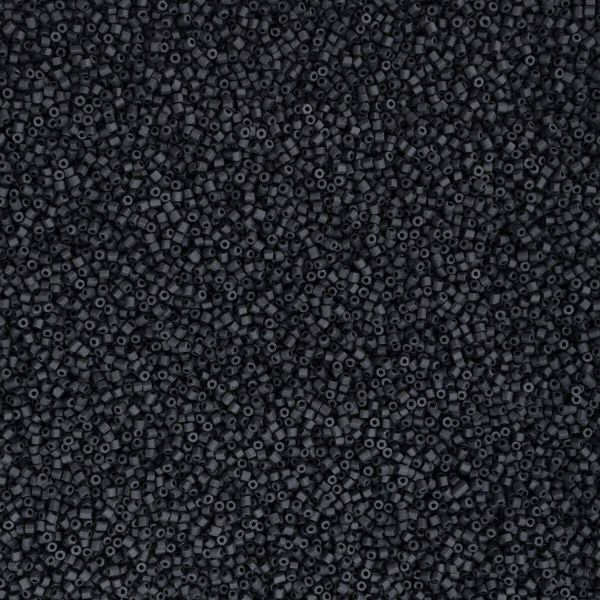 Бисер Preciosa Two-Cuts непрозрачный черный матовый 10/0, круг.отв, 500 г, 351-34001-10/0-23980М