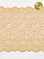 Кружево бельевое эластичное 180 мм / 3 метра, TBY.L1351, цв.126 бежевый