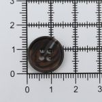 Пуговица 4 прокола 28L, col. B темно-коричневый, CN2833, 72 шт