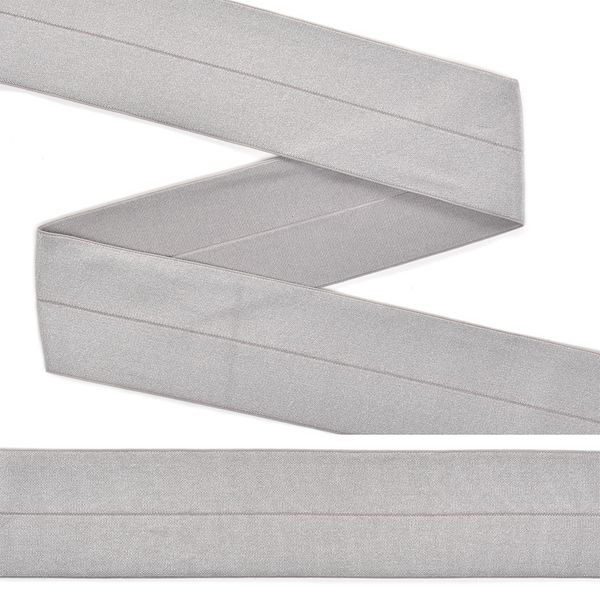 Резинка бельевая (окантовочная) блестящая 40.0 мм / 25 метров, 03 серый