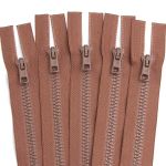 Молния трактор Arta Т6 (6 мм) 1 зам., разъем., 85 см, цв. 072 бежевый, уп.5 шт