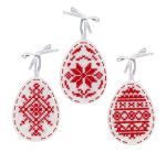 Набор для вышивания нитками МП Студия (Жар-птица), Пасхальные традиции, 8х6 см