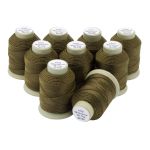 Нитки капроновые 3К 70м, 226 темный хаки, 9 катушек