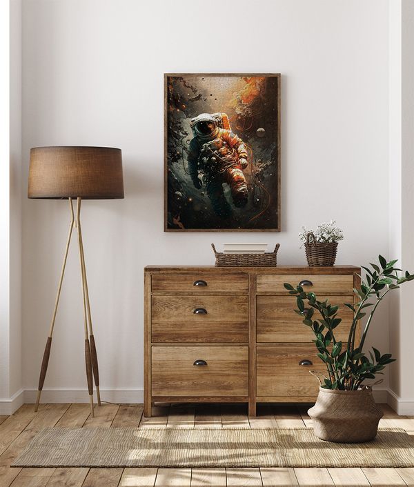 Пазл 1000 элементов, Космонавт в бесконечности, PZL-1000/47, Фрея