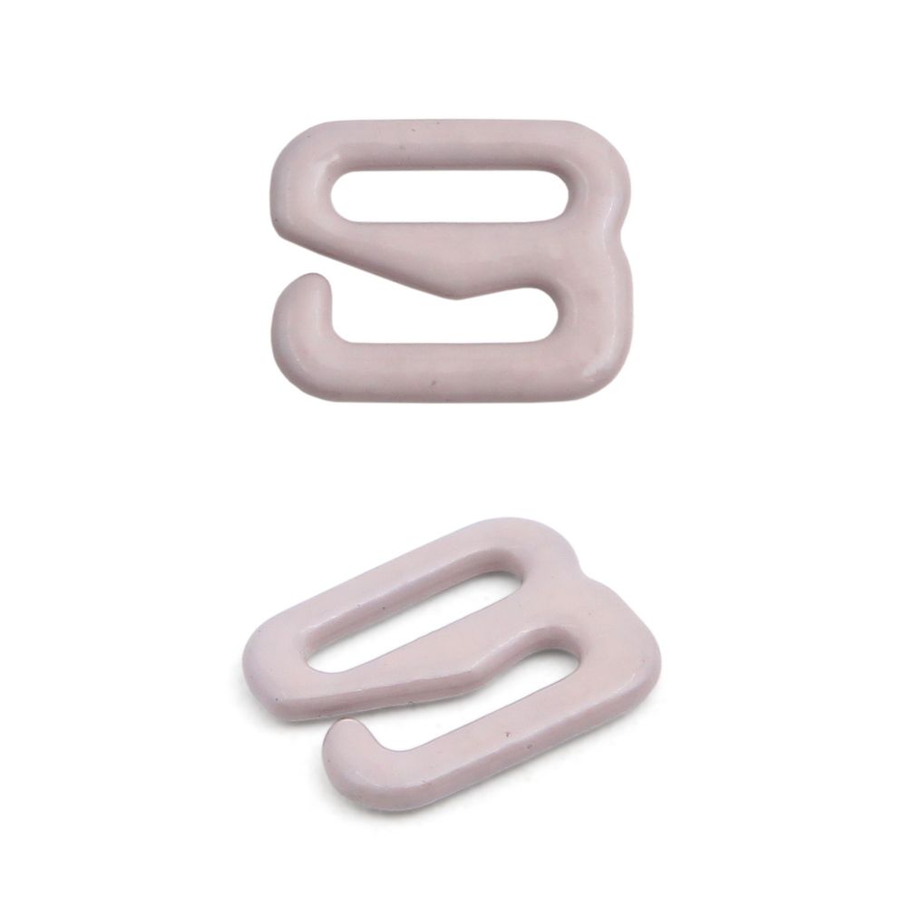 Крючки для бюстгальтера металл 8.0 мм, 20 шт, C154 светло-серый, ГВ1009