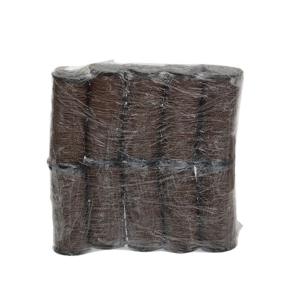 Швейные нитки (набор) обувные капрон 375Т 20м цв.коричневый А, уп. 10 катушек