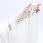 Сетка бельевая эластичная 70 г/м², шир.150 см / 1 метр, OLG119, цв.белый /OLG119.01/1/