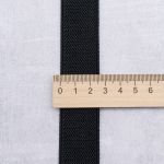 Резинка башмачная 25.0 мм / 20 метров, 34.4 г/п.м., (Мн), черный, 90805Ч