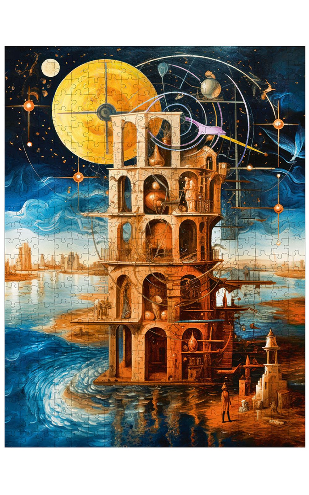 Пазл деревянный Башня времени 500 элементов, Фрея PZLD-006