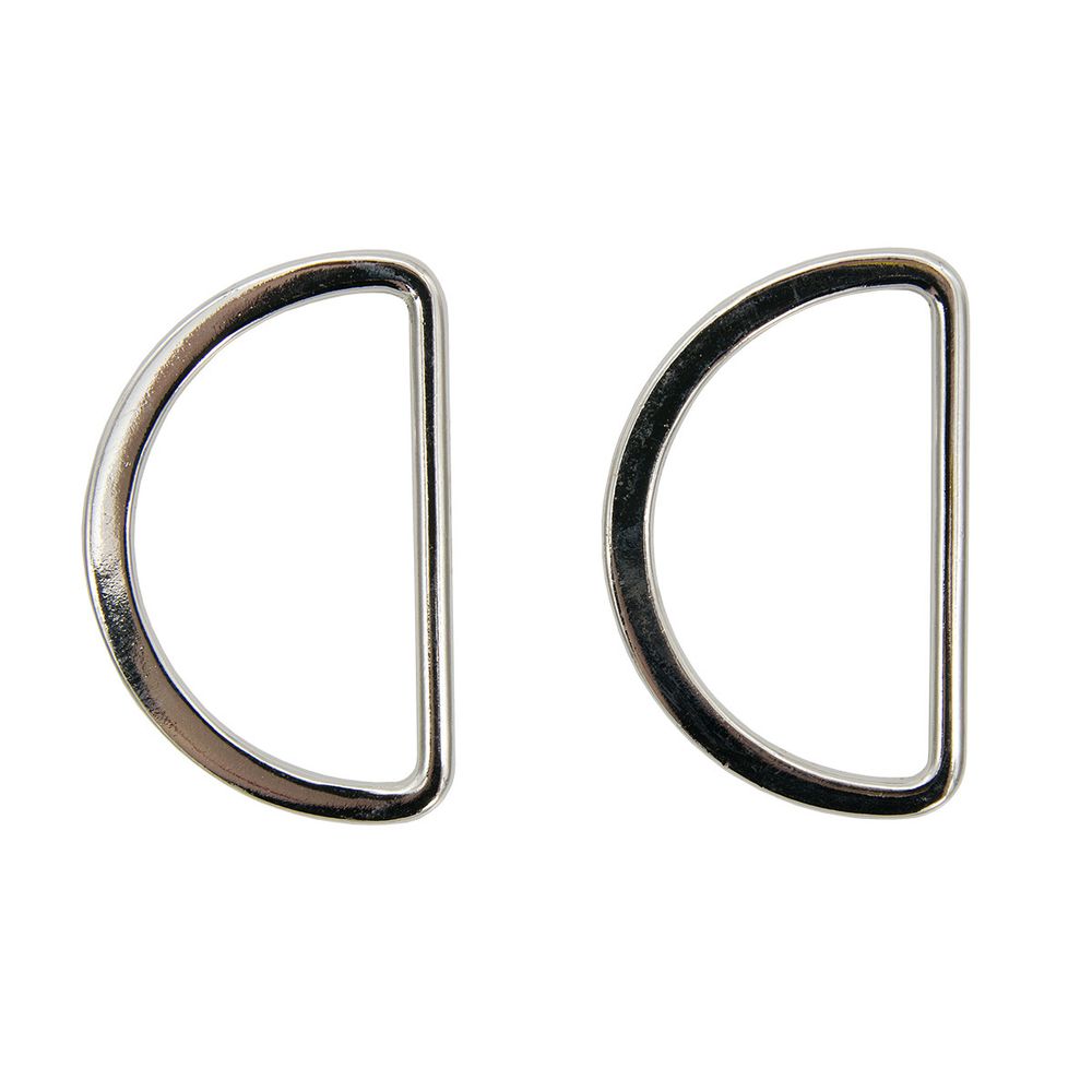 Полукольцо литое 40мм, упак(2 шт) Hobby&Pro (никель), 819-035