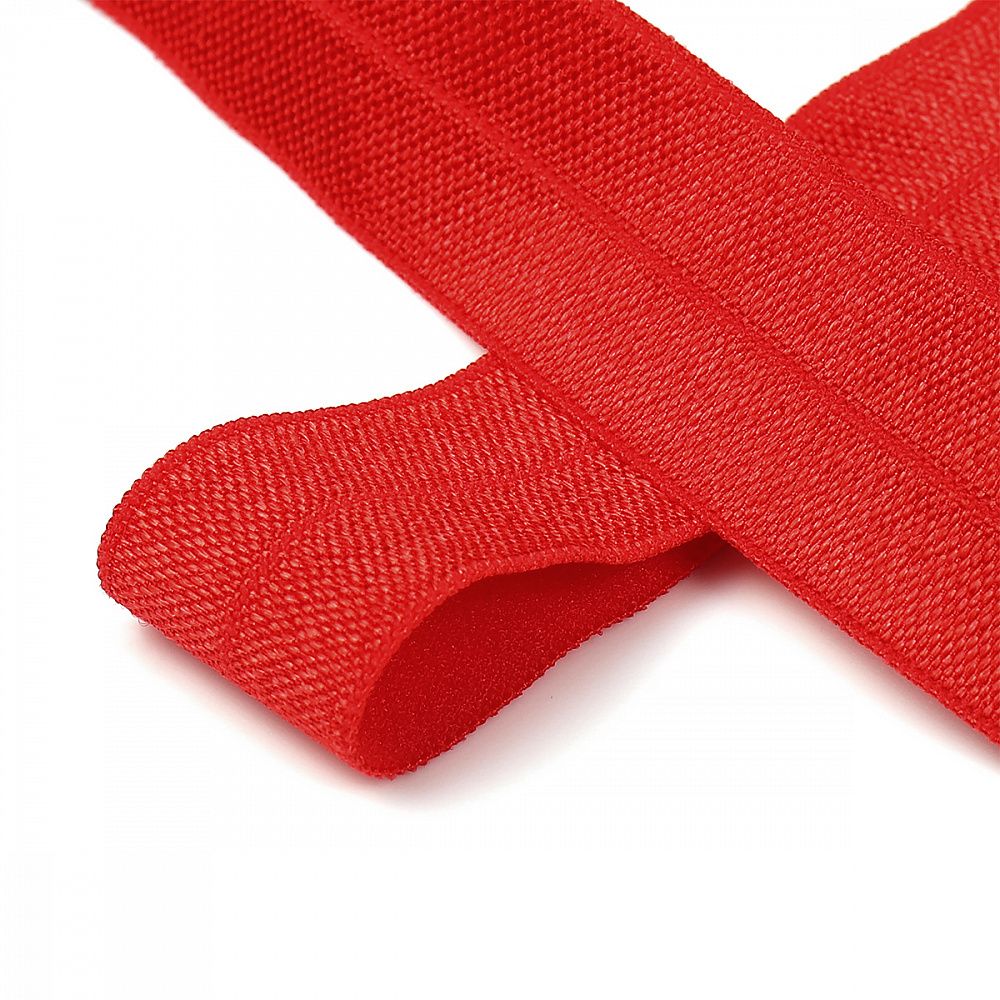 Резинка бельевая (окантовочная) блестящая 20.0 мм / 1000 метров, красный SD163