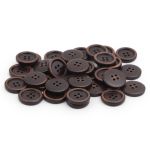 Пуговицы 4 прокола 32L (20мм), (Brown2 (коричневый2)), 36 шт