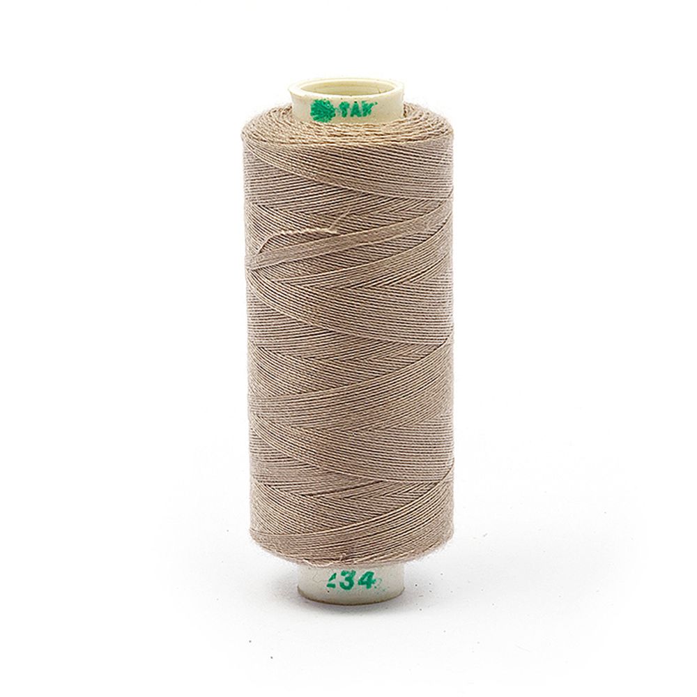 Нитки швейные бытовые Dor Tak 40/2, 366 м / 10 кат., 234 серый