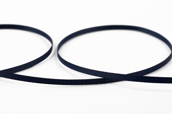 Лента репсовая (в рубчик) 3.0 мм / 91.44 метра, 103 т.синий, Gamma GR-03