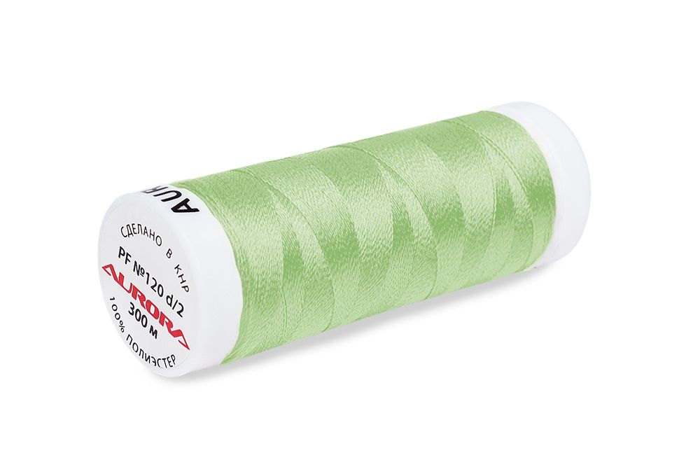 Нитки для креативных работ Aurora №120, 300 м, цв. PF243, 5 катушек