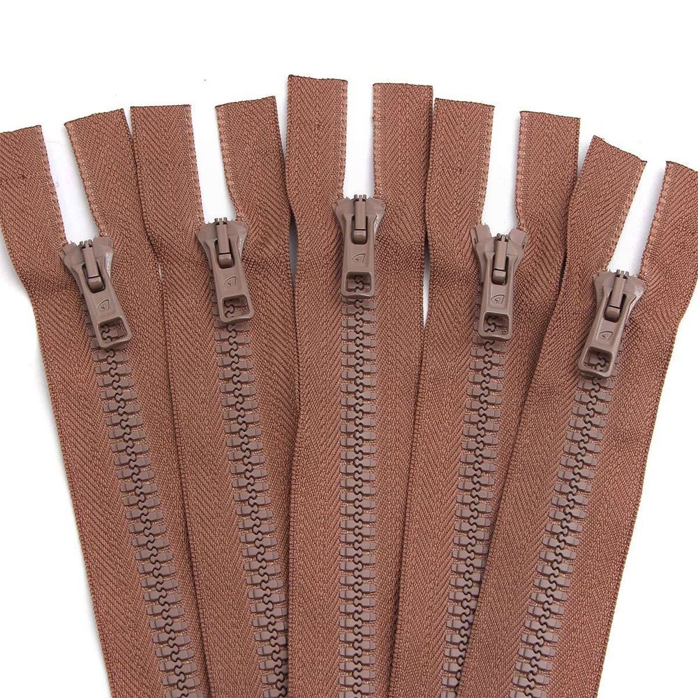 Молния трактор Arta Т6 (6 мм) 2 зам., разъем., 100 см, цв. 072 бежевый, уп.5 шт