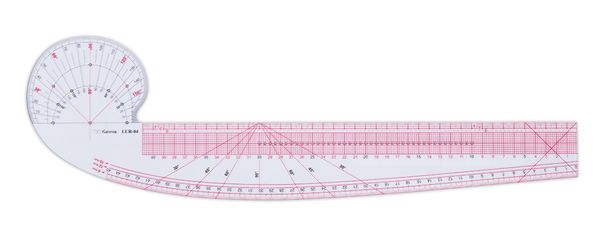 Французское лекало 15.5х52 см, толщ. 2 мм, Gamma LUR-04