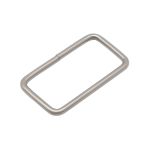 Рамка прямоугольная металл 40х3 мм, чер.никель, 100 шт