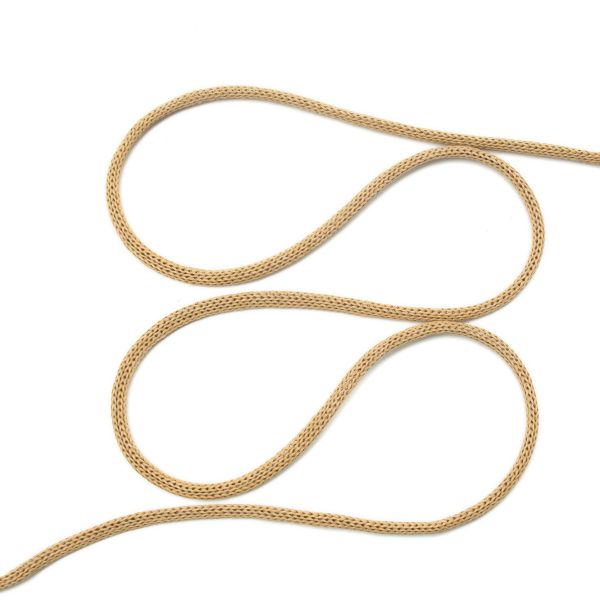 Шнур бумажный для крафт-пакетов ⌀5.0 мм, 100 м, PR011 горчичный