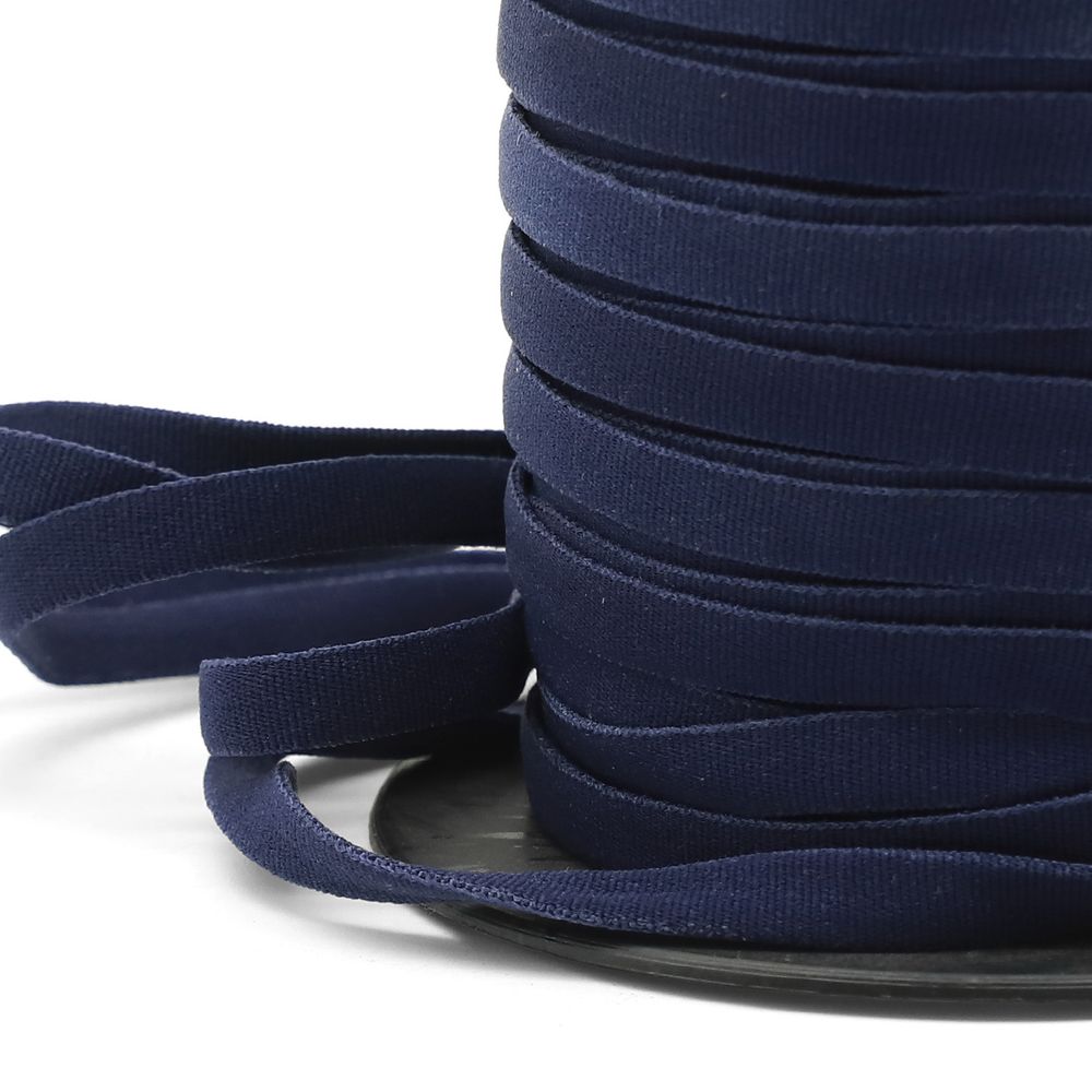 Резинка бельевая (бретелечная) 7.0 мм / 50 метров, 5851 т.синий